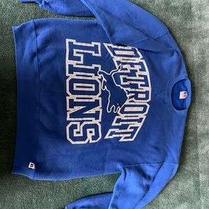 Large Russel Athletic Detroit Lions Crewneck